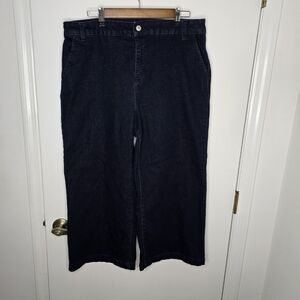 Style & Co. Darkwash Wide Leg Crop Pants 18